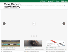 Tablet Screenshot of piperehabspecialists.com